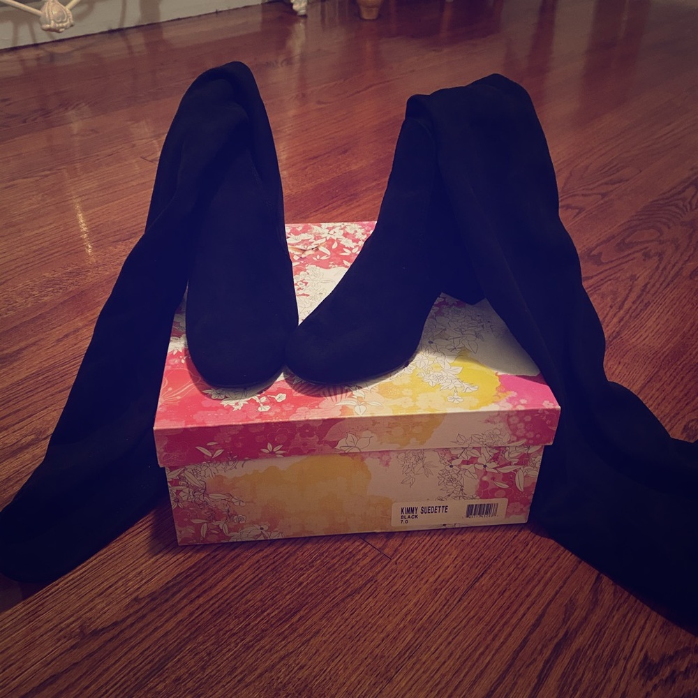 Chinese Laundry Kimmy Suedette OTK boots
